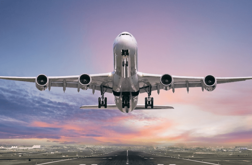 Airplane taking off as a metaphor for leadership trust
